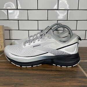 Brooks Trace 3 Womens Size 7.5 Road Running Shoes White Oyster Black Sneakers